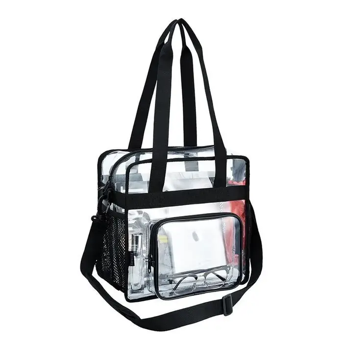 Sac fourre-tout transparent robuste en PVC
