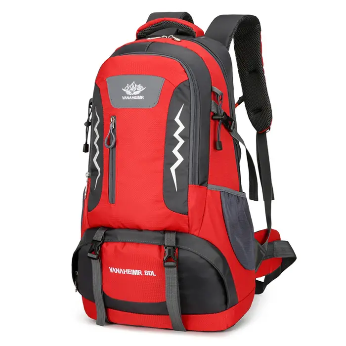 Sac à dos de randonnée résistant à l'eau pour hommes et femmes, 60L, camping, sports de plein air, v