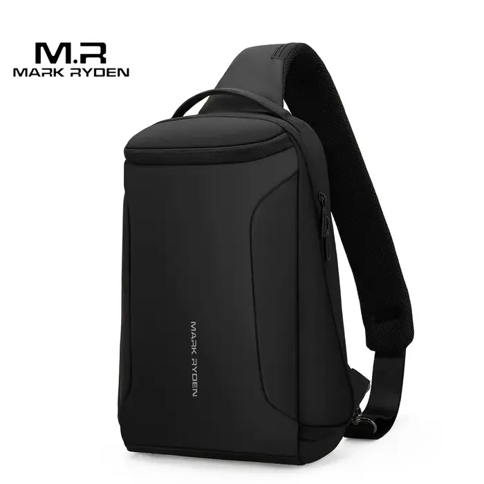 Mark Ryden hommes sac à bandoulière 12 pouces iPad épaule sacs de messager mâle étanche USB recharge