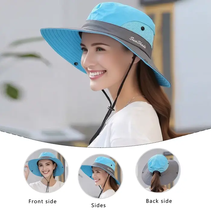 Chapeau de randonnée à large bord pour hommes