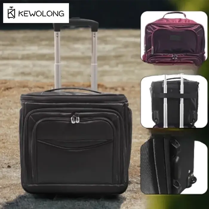 2 tailles en 1 sac de cabine! 14" expande à 20" bagage à main approuvé par la compagnie aérienne pour les voyages