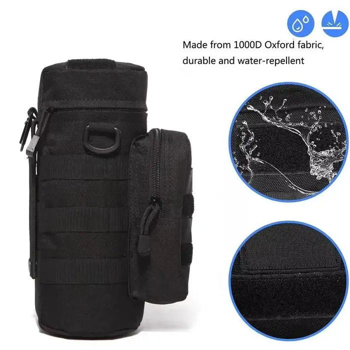 Tactique Molle bouteille d'eau sac support de pochette voyage en plein air Camping randonnée cyclisme pêche chasse