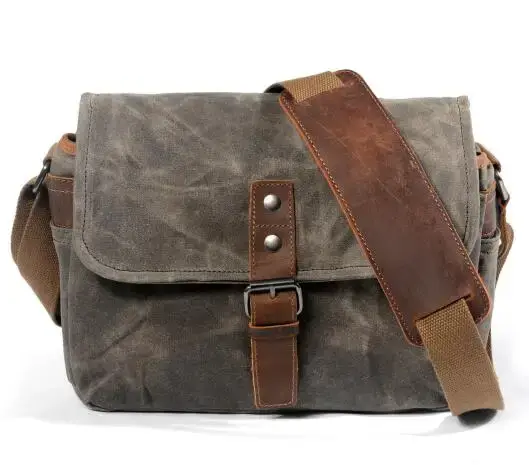 Sac à bandoulière vintage pour appareil photo reflex numérique