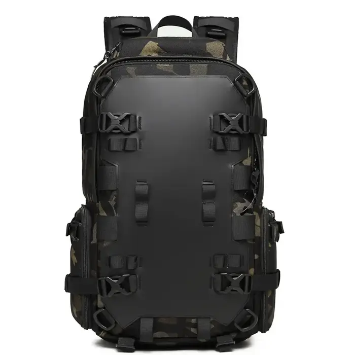 OZUKO-Sac à dos étanche pour casque pour homme, sac à dos de voyage à bandoulière, extérieur, sports
