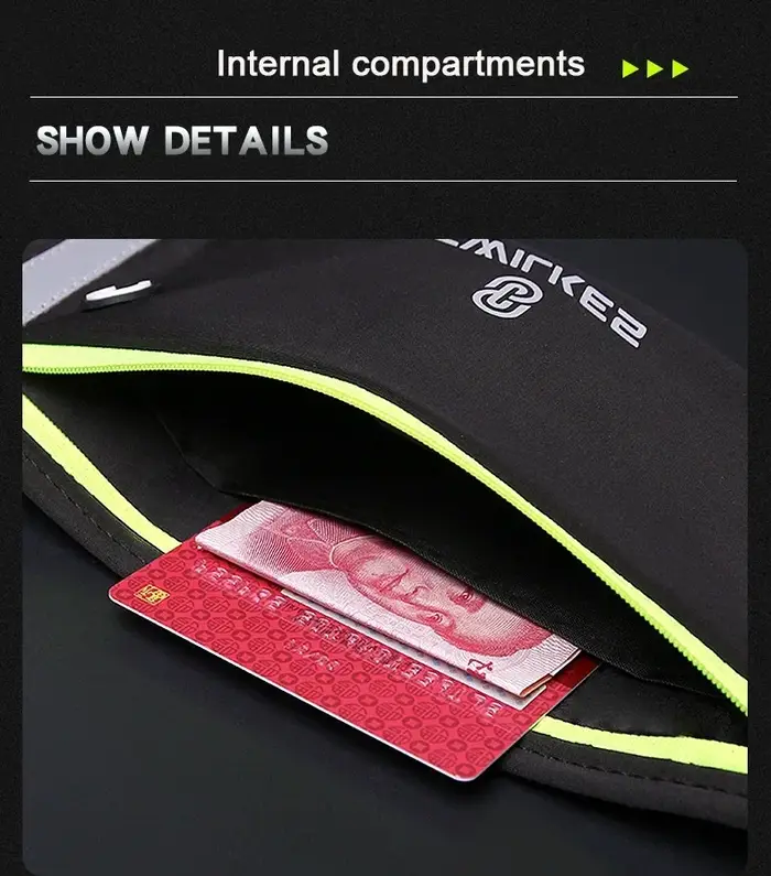 Sac banane de sport imperméable pour femme et homme