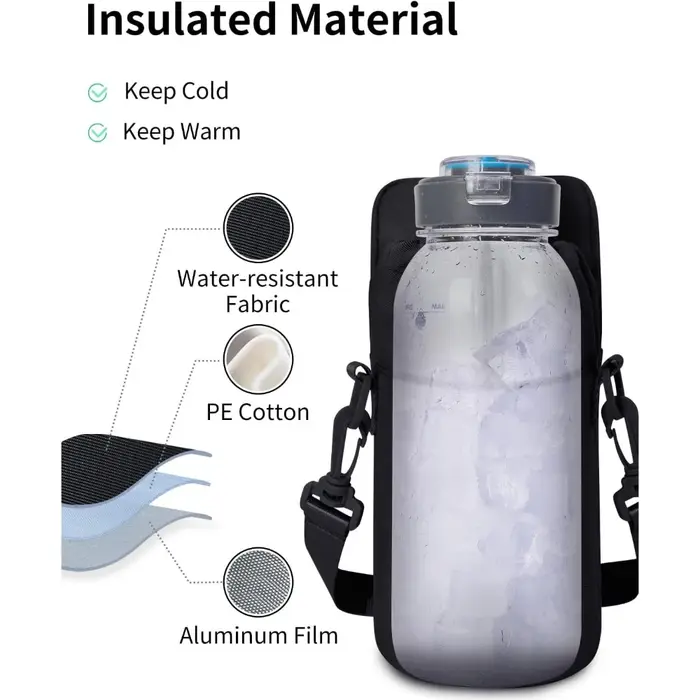 Sac de sport magnétique pour bouteille d'eau
