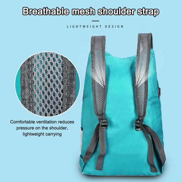 Sac à dos pliable léger pour hommes et femmes