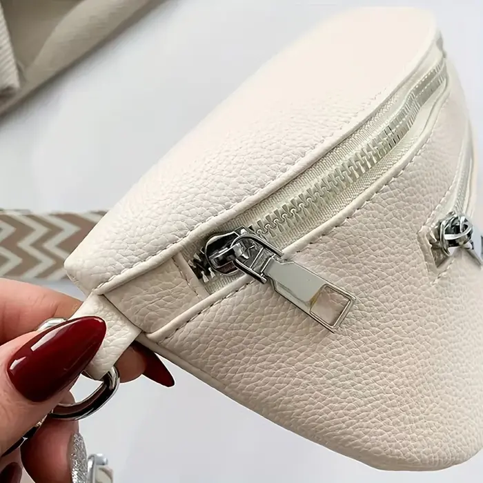 Sac banane en cuir souple pour femmes