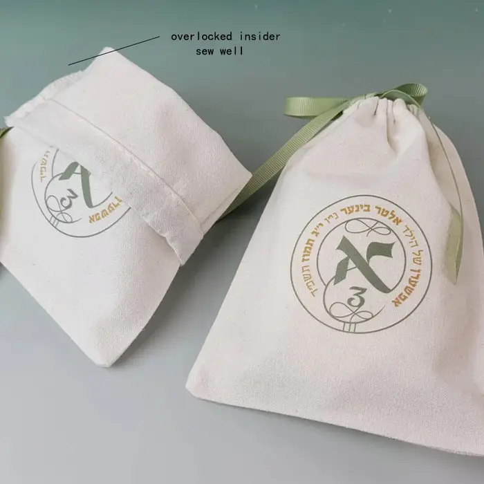 Sacs cadeaux en coton biologique