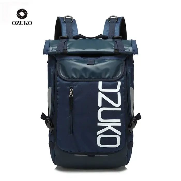 OZUKO sac à dos hommes 15.6 pouces ordinateur portable hydrofuge cartable pour adolescent décontract