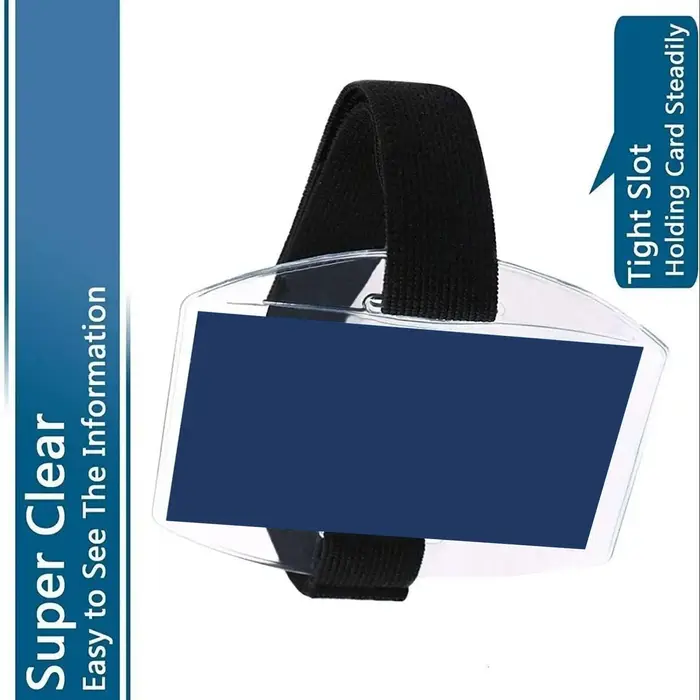 Porte-billet de ski réglable pour bras, protège-badge, pochette souple pour billets, organisateur portable de passe-ski pour adultes et enfants