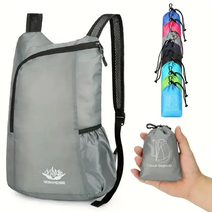 2025 Nouveau sac à dos ultraléger multifonctionnel 1 paquet – Pliable et portable – Parfait pour les essentiels du