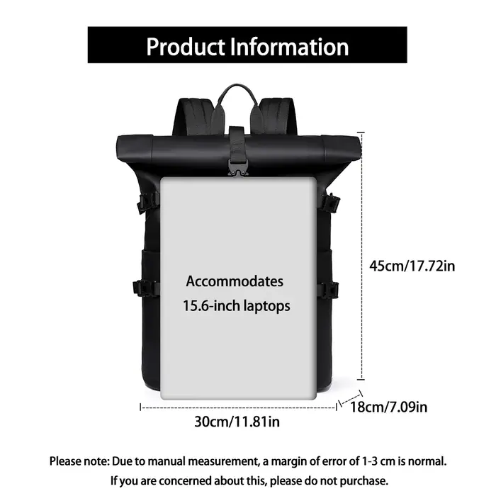 Sac à dos d'extérieur à roulettes étanche pour hommes sac à dos décontracté à la mode Durable sac à dos de voyage de grande capacité