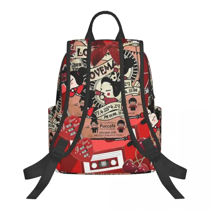 Pucca E Garu Sac à dos d'étudiant