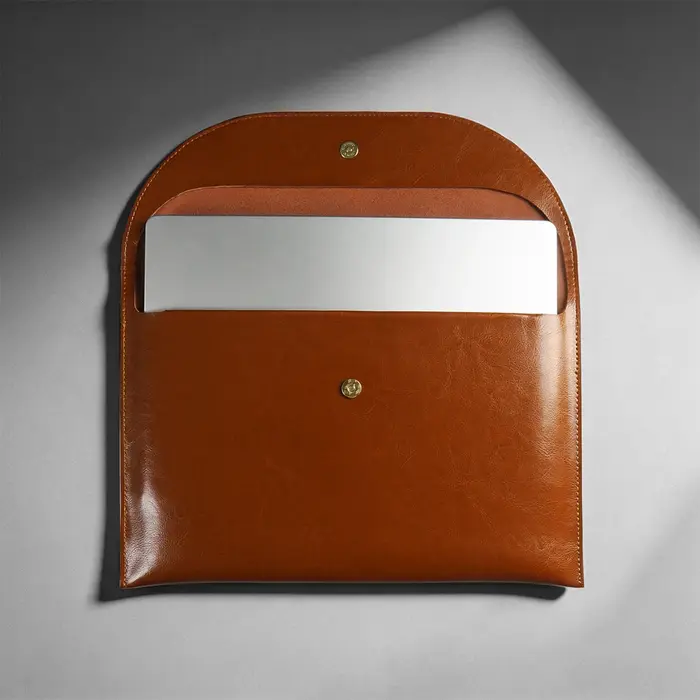 Sac pour ordinateur portable en cuir véritable pour Macbook Pro 16 A3428 A3429 Air 13 A3240 A3449 M5