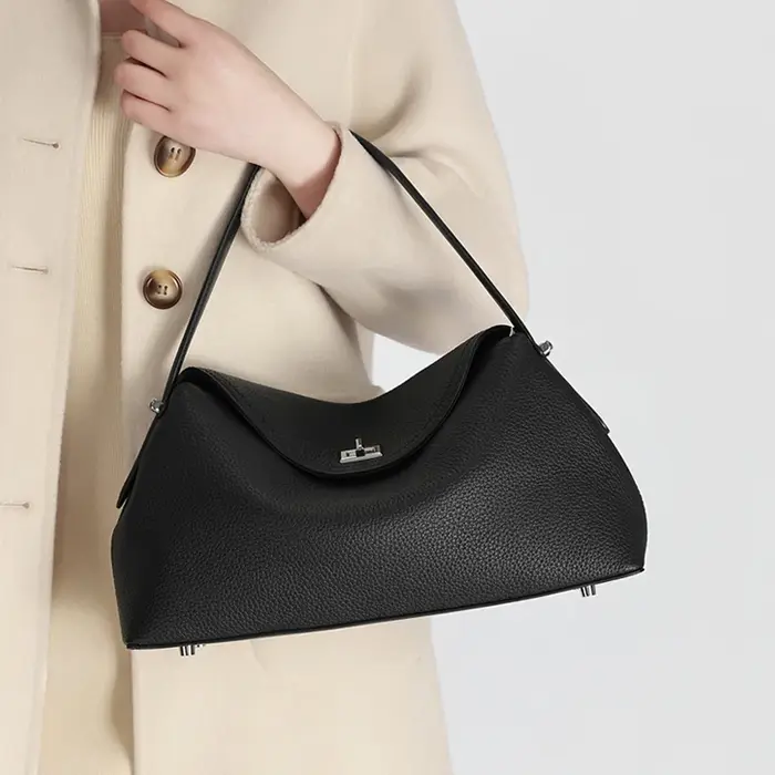 Sac à main en cuir véritable pour femmes, sac de luxe rétro à la mode, sac de créateur de haute qual