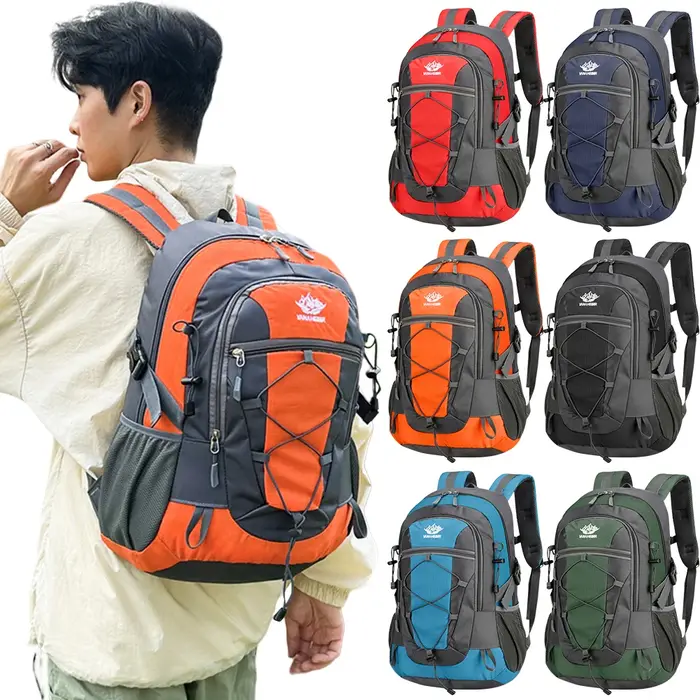 Sac à dos de randonnée sac à dos en Nylon sac à dos de voyage multifonctionnel sac à dos léger imperméable sac à dos de Camping de grande capacité