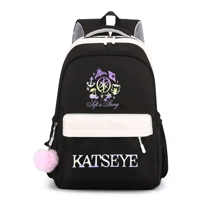 Sac à dos scolaire pour filles, sac à dos imprimé Katseye, sac à dos pour étudiants, cadeaux pour ho