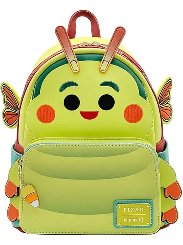 Sac à dos Loungefly tendance, série de films X, personnages de la série "A Bug's Life", design créatif, sac à dos de dessin animé, mode, voyage, portable, cadeaux mignons et amusants