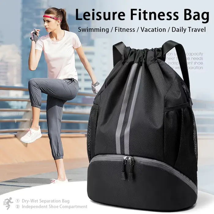 Sac à dos de sport avec cordon de serrage