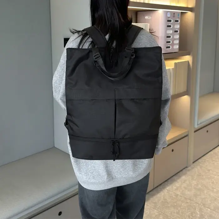 Sac à Dos en Nylon Vert Armée pour Homme et Femme