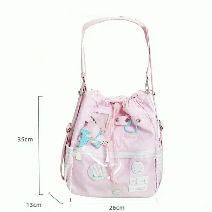 Sac à dos à pois pour filles