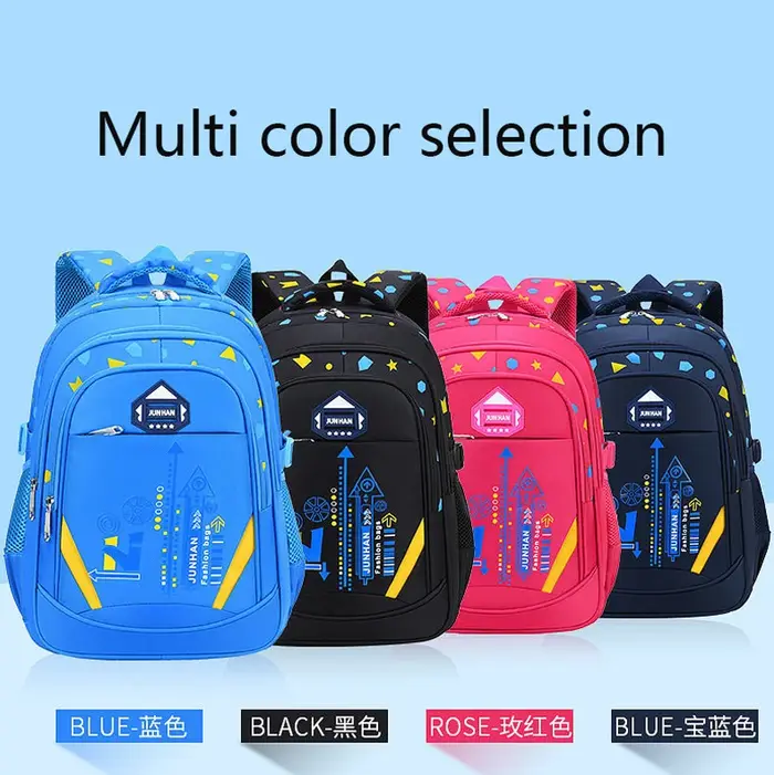 Sac à bandoulière pour enfants motif géométrique sac à dos pour enfant dans le cartable primaire adolescent garçon fille sac à dos livre sac étanche Mochila