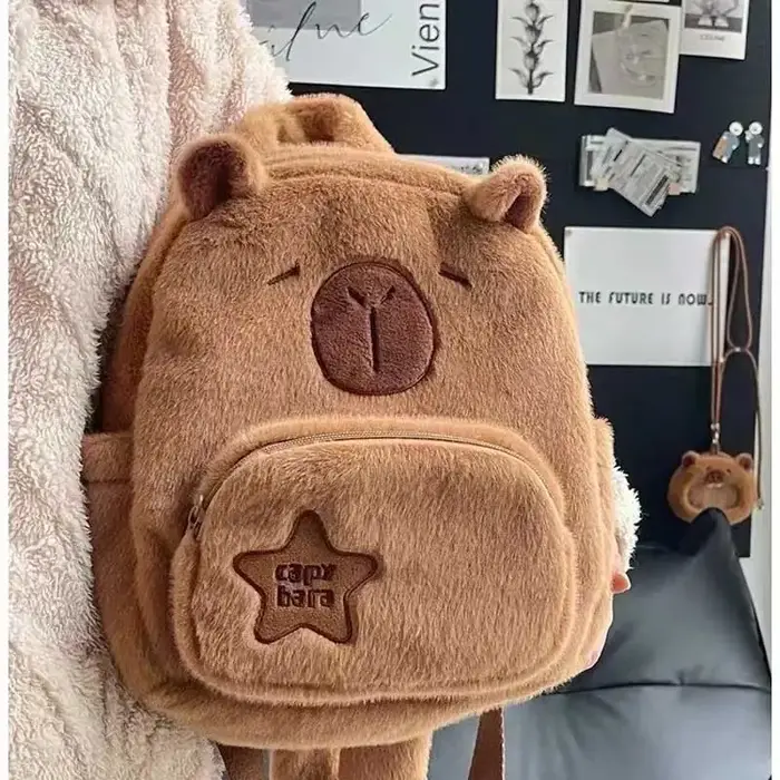 Capybara sacs à dos bébé éducation de la petite enfance mignon sac d'école enfant dessin animé mater