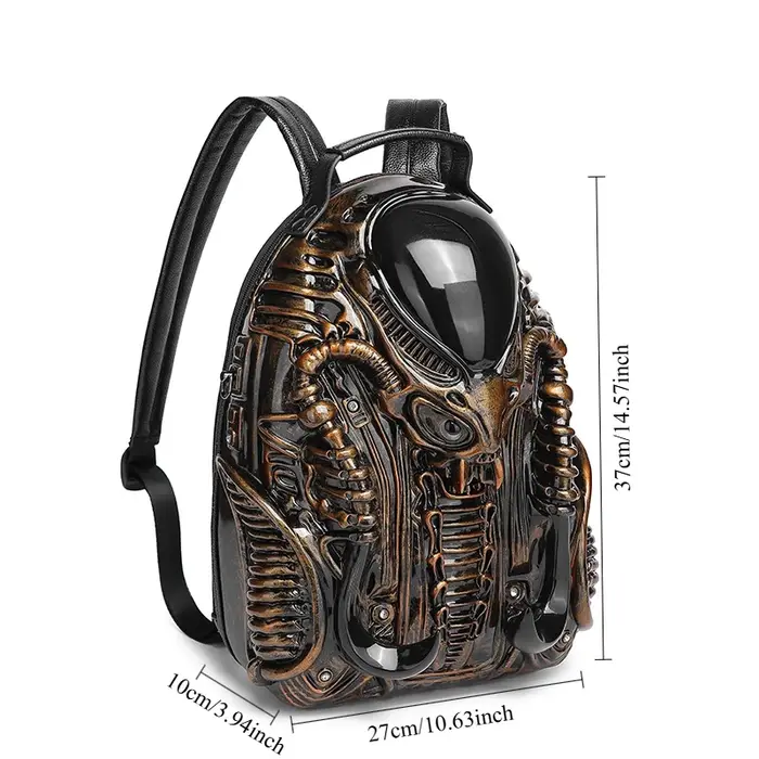Sac à dos transfrontalier tendance Y2K au design unique, sac à dos unisexe personnalisé style punk u