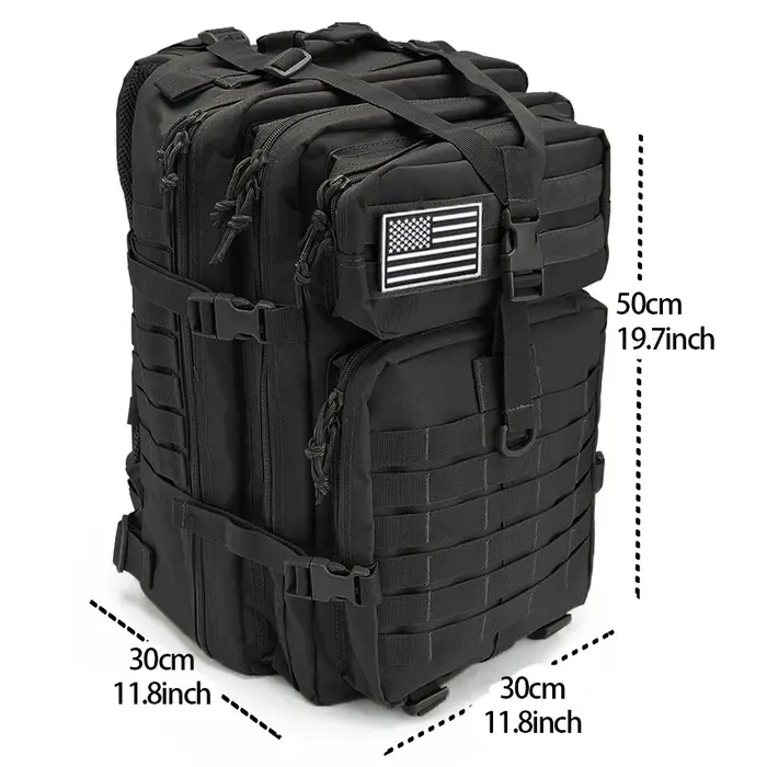 30/50L sacs à dos tactiques homme
