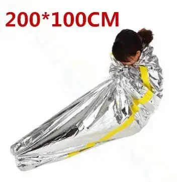 Sac de couchage de survie d'urgence étanche portable, équipement de randonnée et de camping, sac de 