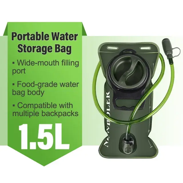Sac d'hydratation 1,5L/2L/3L Grande Capacité – Sac à Dos d'Hydratation pour Course à Pied, Cyclisme,