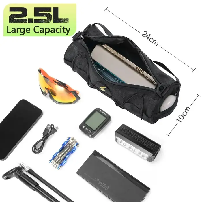 NEWBOLER nouveau sac de guidon sacs de vélo cadre sacoche multifonction Portable sac à bandoulière accessoire
