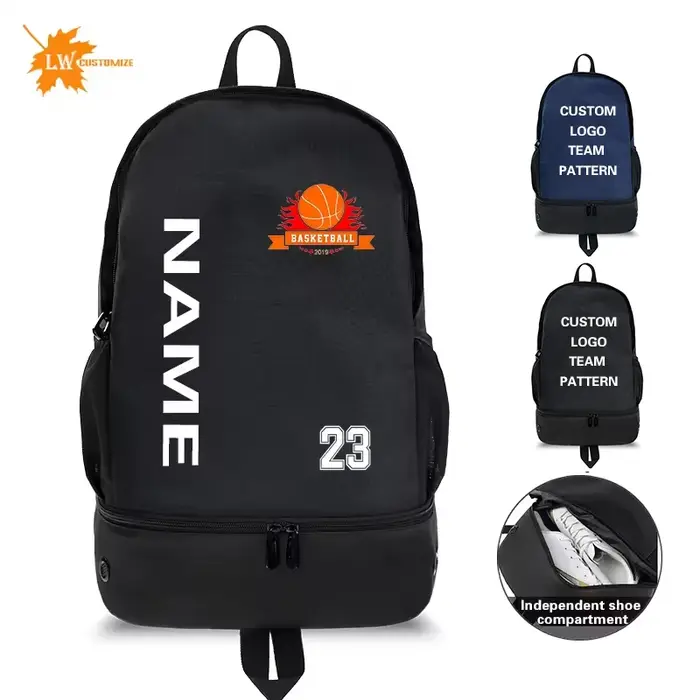 Sac à dos de basket-ball personnalisé Logo sac à dos de Sport sac à dos de Football pour jeunes sac à dos