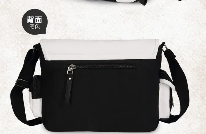 Sac messager en cuir PU pour hommes et femmes
