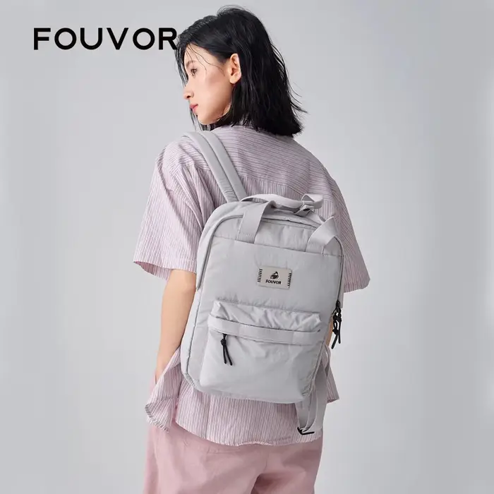 Fouvor – sac à dos à plusieurs poches pour femmes, grande capacité, léger, pour voyage, unisexe, pou
