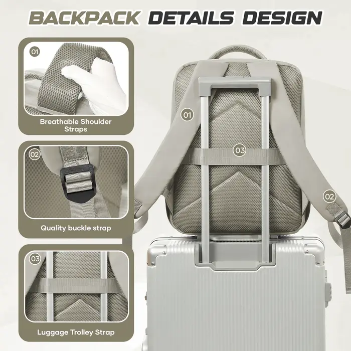 Sac à dos de compression sous vide, sac à dos Ryanair 40x30x20 pour avion, sac à main Wizzair, sacoc