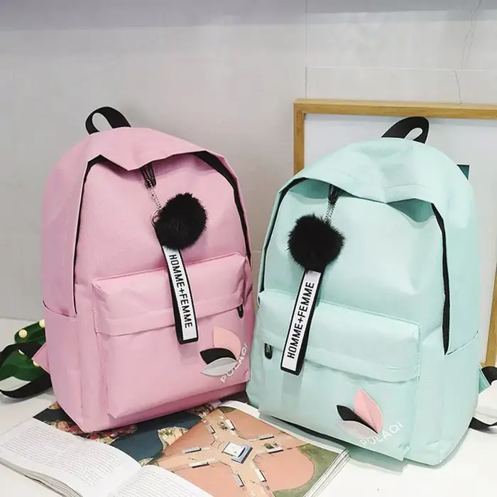 Sac à dos de grande capacité avec fermeture éclair pour femme