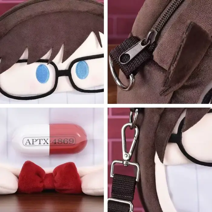 Sac bandoulière en peluche Detective Conan