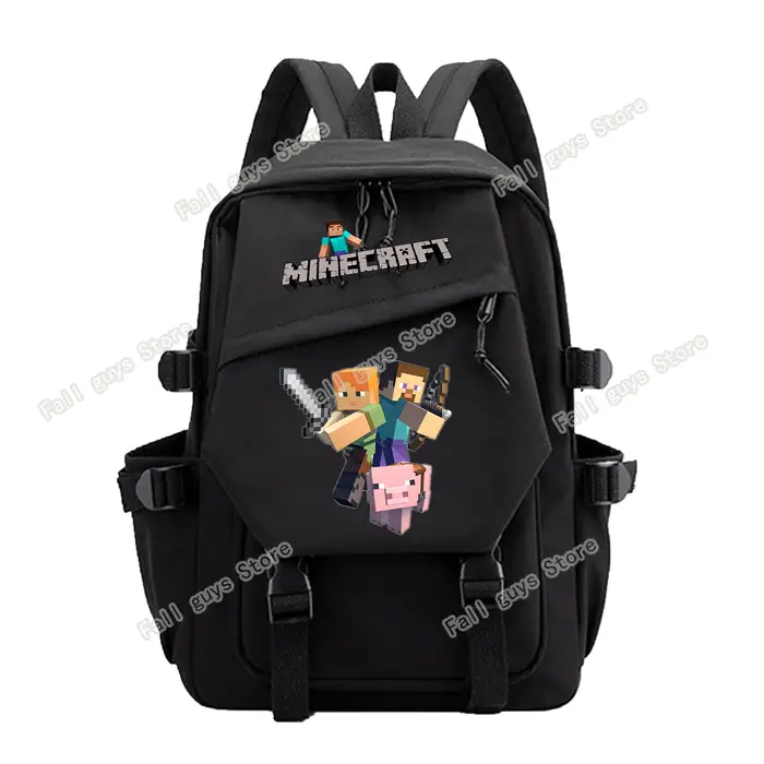 Sacs à dos Pixel Miner Crafting, sacs d'école pour adolescents, sacs à dos de grande capacité pour é