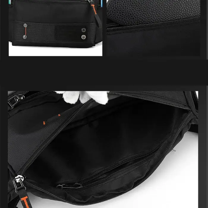 Sac banane bandoulière pour homme en nylon