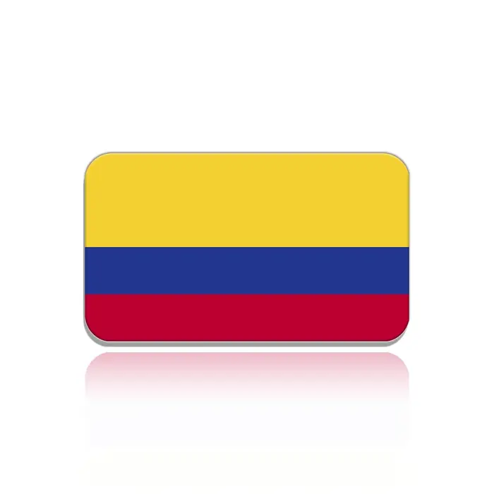 Broche drapeau colombie pour sac à dos, vêtements, Badge à revers, bijoux à breloques, cadeau pour f