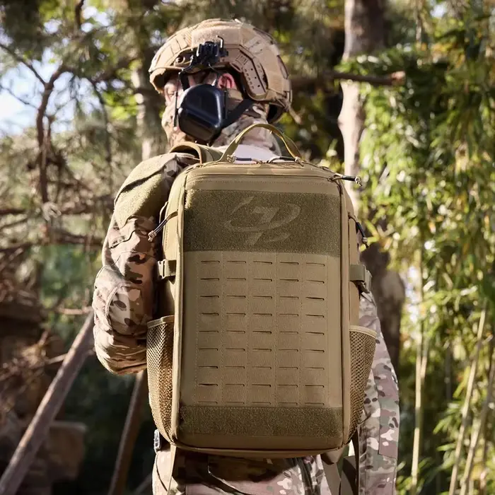 Sac à dos tactique de voyage pour hommes, randonnée, escalade, sports de plein air, sac à dos laser