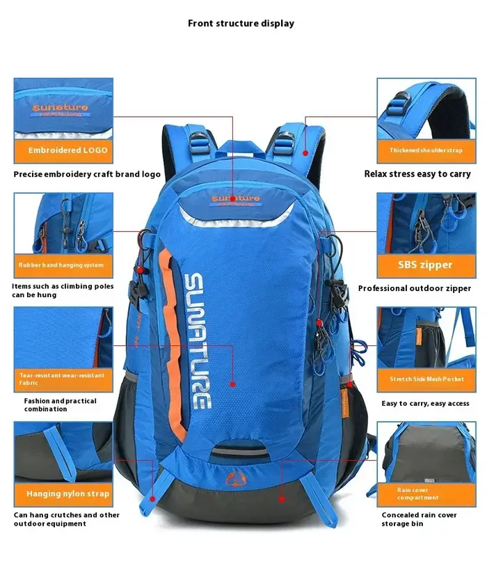 Sac à dos de voyage et de randonnée 40l