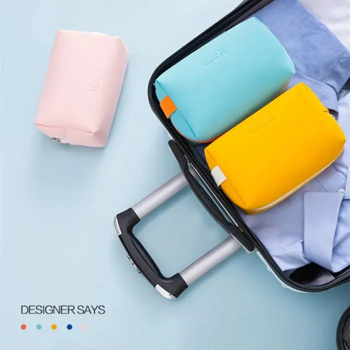 Sac à cosmétiques en cuir PU