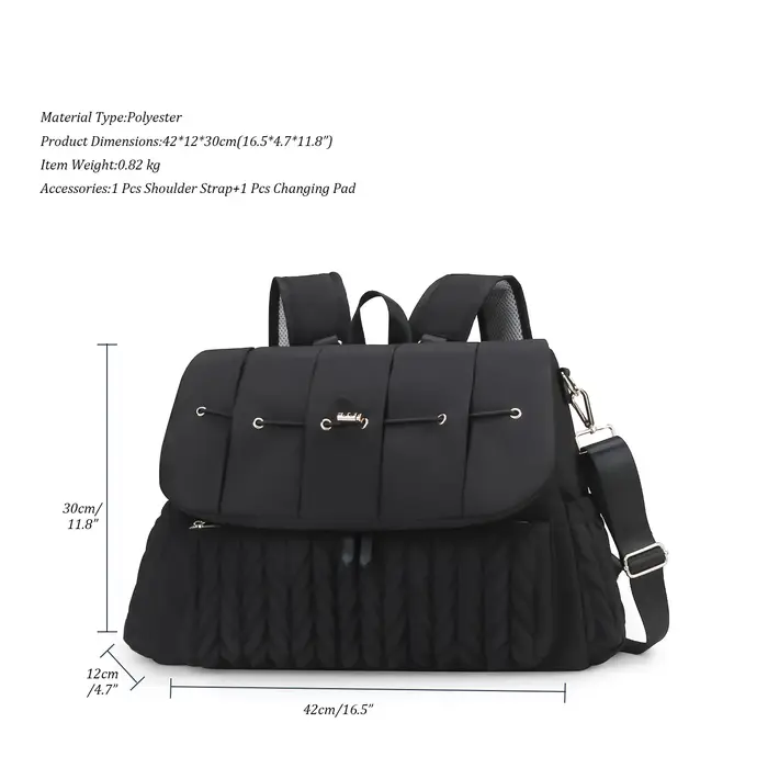 Sac à couches pour bébé avec nom personnalisé