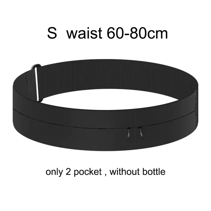 Sac de taille avec ceinture de course avec bouteille d'eau