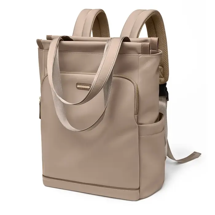 GOLF fourre-tout sacs à dos femmes sac à dos Convertible sac à bandoulière étanche pour 15 6 pouces ordinateur portable travail voyage école marron 2025