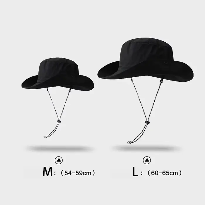Chapeau de randonnée chapeau de Cowboy occidental chapeau seau hommes femmes Protection solaire en p