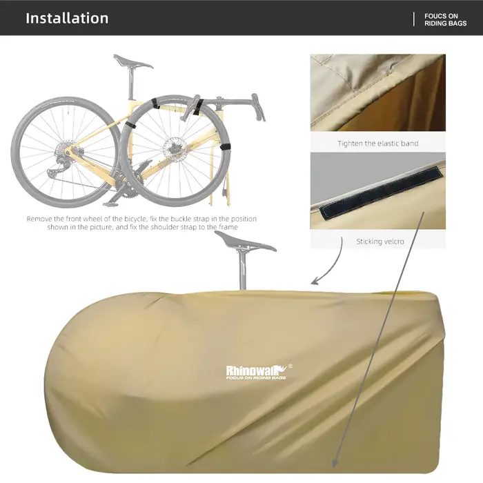 Bal inowalk-Sac de transport portable pour vélo de route et VTT